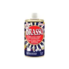 Brasso Polidor Anti Manchas Inox Latão Cobre Bronze 200 ml