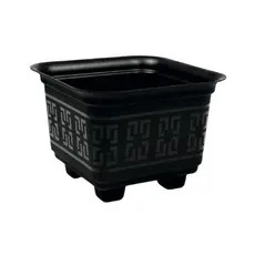 Kit 8 Vaso Quadrado 6L Plástico Reforçado para Plantas Flores Jardim Horta Resistente Decorativo