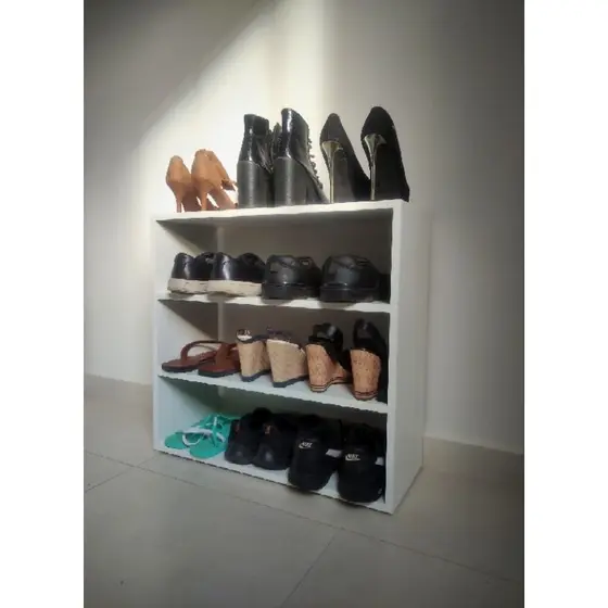 Sapateira organizadora de Sapatos Multiuso 100% MDF Prateleira quarto de criança organiza brinquedos