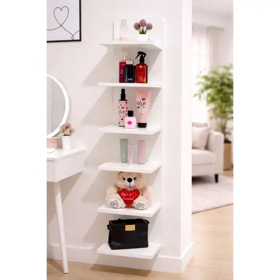 Prateleira de canto personalizável Torre De Prateleira Multiuso  para quarto,decoração elegante
