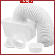 Mangueira De Ventilação Do Secador Dentro Conector Sistema 28.00X13.50X13.00CM Branco xihuikj