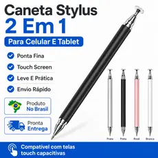 Caneta Stylus Universal Ponta Fina Para Tela Touch Celular Tablet