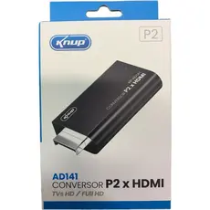 Adaptador Conversor de PS2 Para Hdmi 720/1080p do Seu PS2 Para a TV ou Monitores HDMI Knup