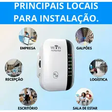 Repetidor Sinal Wifi Alta Velocidade Longa Distancia Sem Fio Knup kp-3005