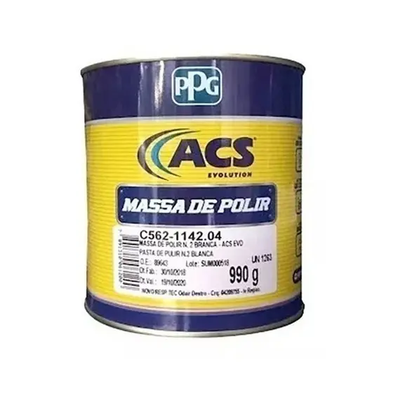 Massa De Polir Coral Acs Ppg N° 2 990g - Autocolor