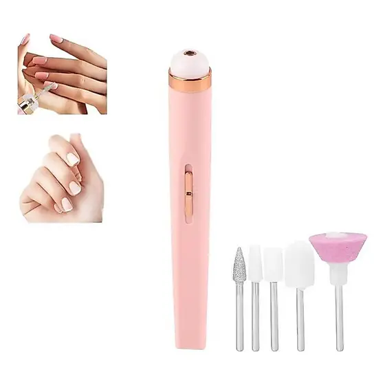 Lixa De Unha Eletrico Portatil 5 Funcionalidades Manicure