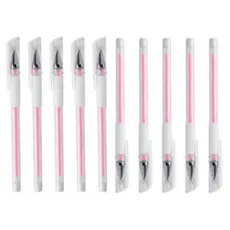 Kit 2/4/6 Canetas Gel Branca para Delinear e Designer de Sobrancelhas - Precisão Profissional