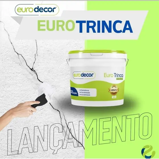 Sela Trinca Rachadura Furo Fissura Buraco Antimofo 1KG Eurodecor Pronta Entrega