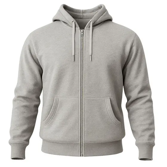 Moletom Masculino E Feminino Ziper Com Bolso Canguru E Capuz Jaqueta-Promoção