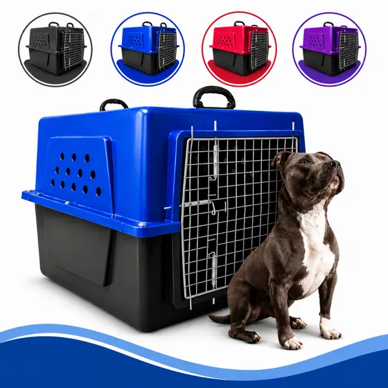Caixa De Transporte Grande Para Cachorros Porte Grande Reforçada Nº5