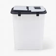 Porta Ração Grande Container Dispenser MecBox 35 Litros - Mec Pet - Leitoso