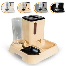 Kit Bebedouro Comedouro Automático Dupla Função Dispenser Cachorro Gato