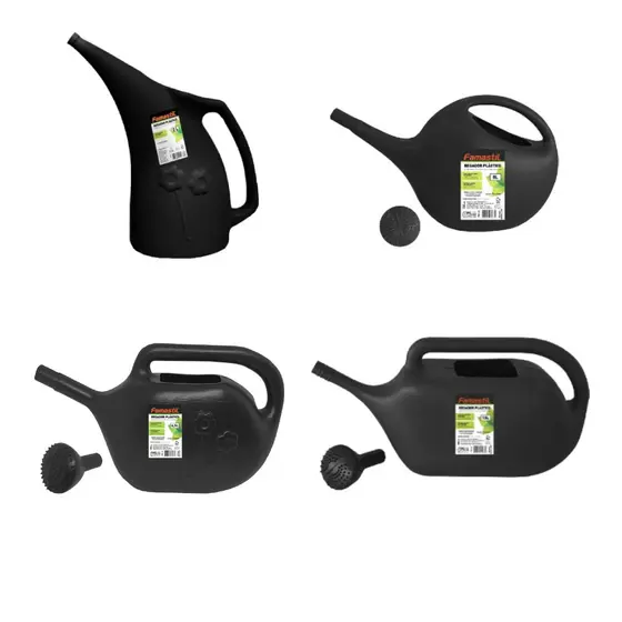 Regador Plástico Famastil em PEAD para Jardim Horta Vasos com Bico Ajustável