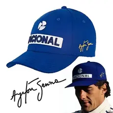 Boné Nacional Senna Retrô Fórmula 1 Mega Promoção