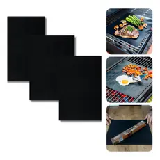 Kit 3 Manta Teflon Para Churrasqueira Grill Forno AirFryer