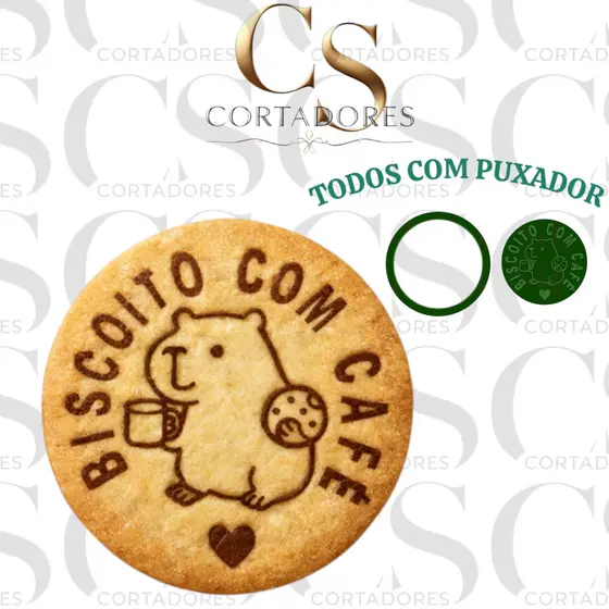 ☕🍪 Cortador e Marcador Biscoito com Café | O Par Perfeito para Confeiteiros Criativos !