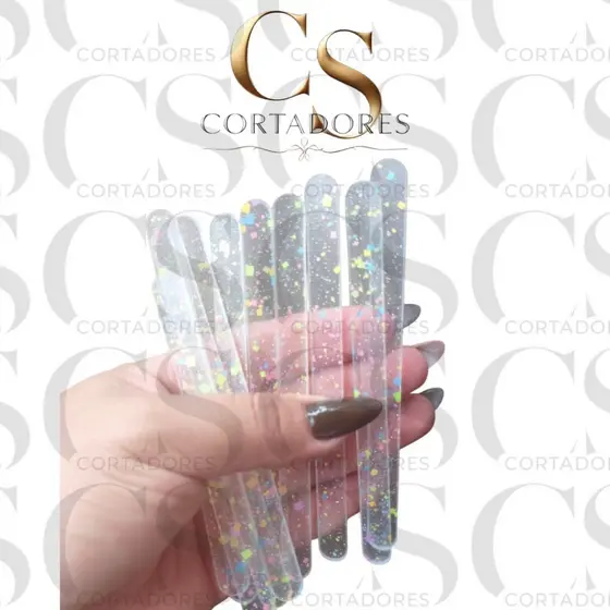 PALITOS ACRÍLICO TRANSPARENTE COM CONFETE COLORIDO – MAIS COR E ALEGRIA PARA SUAS CRIAÇÕES