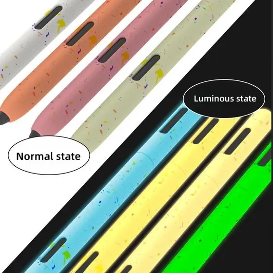 Capa De Silicone Luminosa Para Samsung Galaxy S Pen Tab S10 S9 S8 S7 FE Plus Ultra S6 Lite Case Touch Stylus Cover Manga