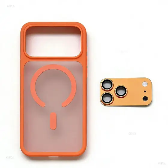 (Flash oculto) Capa de telefone com proteção de lente integrada de segundo a 17 compatível com iPhone 13 14 15 16 Promax