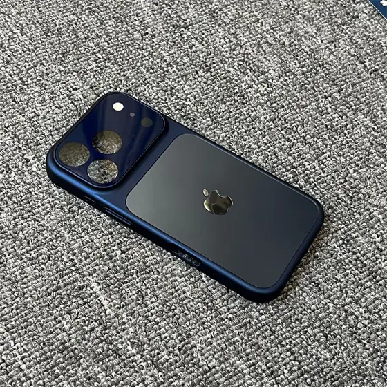 Nova capa de telefone de vidro fosco iPhone17 ProMax 16 15 14 13 12 11 Proteção resistente a choques