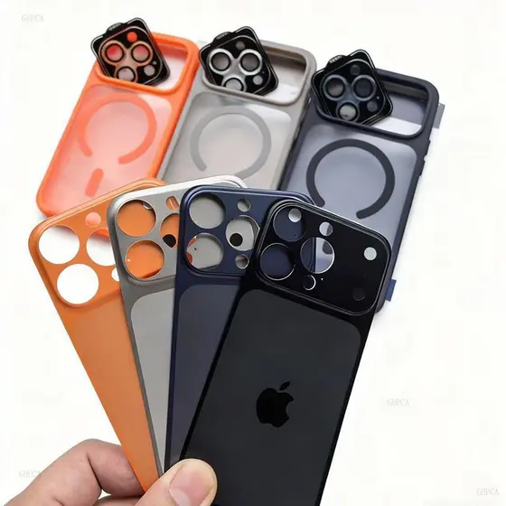 3 em 1 conversão iPhone 17 promax compatível com 13 14 15 16 pro conjunto completo de casos de proteção