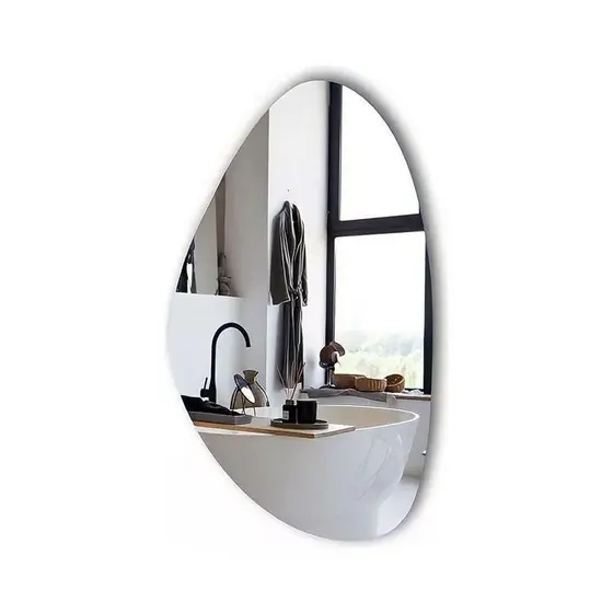 Espelho Decorativo Orgânico Lapidado 40x30 Dupla Face Decoração