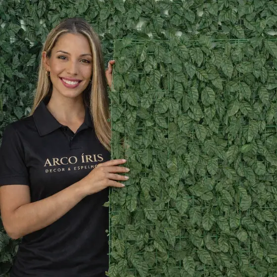 Muros Inglês Jardim Parede Vertical 0,50x2,00 Metros Ficus Artificial