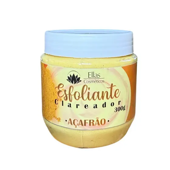Esfoliante Clareador Açafrão Ellas Cosméticos – Pele Renovada, Uniforme e Radiante