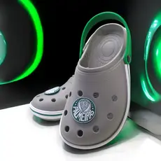 Sandália Infantil Menino Babuche Leve Verde Chinelo Criança Time