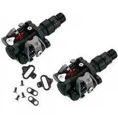 Pedal Clip Wellgo M919 Mtb Preto C/ Tacos = M505 M520 Mtb