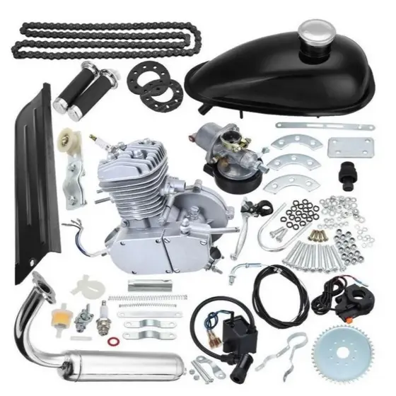 Kit Completo Motor Para Bike 80 Cilindradas Bicicleta Motorizada