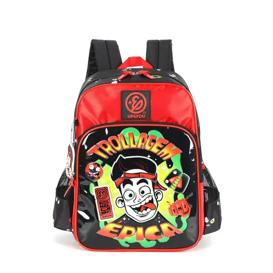 Mochila Costas Escolar Infantil Enaldinho Trolagem Épica
