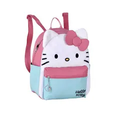 Mochila De Costas Hello Kitty Pelúcia Creche Meninas Passeio