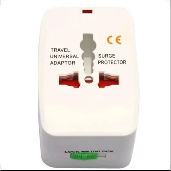 Adaptador Universal de Tomada Internacional | Viagem Mundial 110V-250V com Proteção