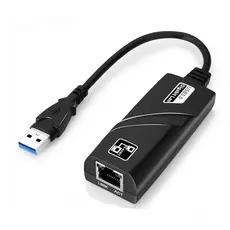 Adaptador  Ethernet USB 3.0 para RJ45 Gigabit Ethernet 10/100/1000Mbps