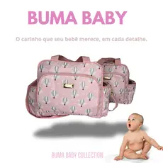 Bolsa Maternidade Kit 2 BolsaS Maternidade Conjunto Mãe e Bebê Duas Bolsas Menina