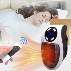 Mini Aquecedor Elétrico Portátil De Aquecimento Rápido Parede 500w 110V com circulação de ar