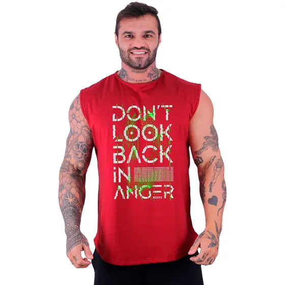 Regata Machão Longline Masculina MXD Conceito Academia Musculação The Pain You Feel Today