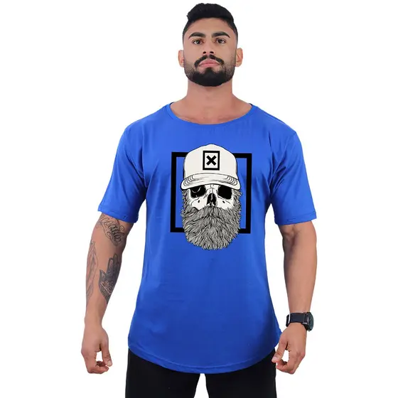 Camiseta Morcegão MXD Conceito Oversized Academia Treino Caveira Lenhador Morcego