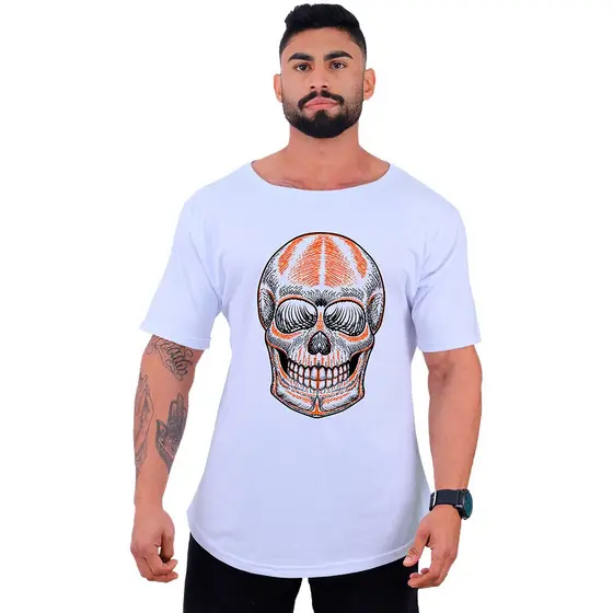 Camiseta Morcegão MXD Conceito Oversized Academia Treino Caveira Hardcore