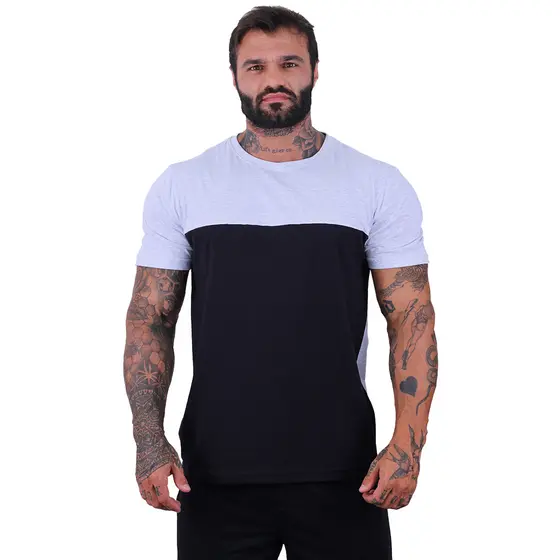 Camiseta Masculina Tradicional MXD Conceito Sem Estampas Musculação Treino Fitness Manga Curta