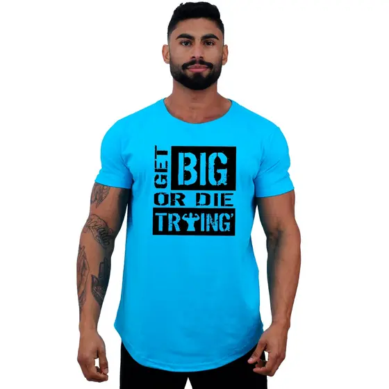 Camiseta Longline Masculina Algodão MXD Conceito Treino Musculação Give Respect To Get Respect