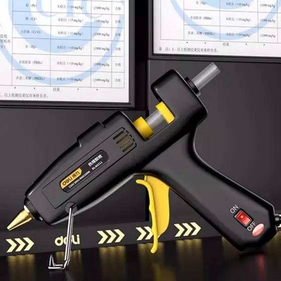 Pistola de Cola Quente Grande 60w 127V/220V - Ferramenta Ideal para Artesanato com Secagem Rápida