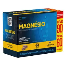 Magnésio Bisglicinato - 90 Cápsulas - La San Day