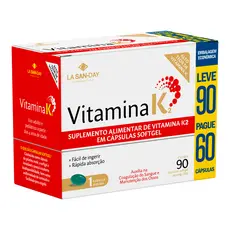 Vitamina K2 - 90 Cápsulas - La San Day