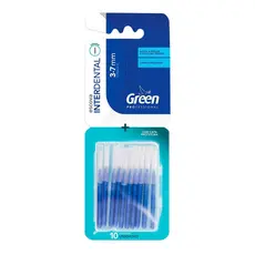 Escova Interdental Cônica 3 - 7 mm - 10 unidades - Green