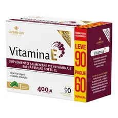 Vitamina E 400ui - 90 Cápsulas - La San Day