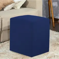 Capas para Puff Quadrado Tamanho Plus Elegância em Tecido Liso
