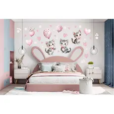 Gatinhos em Adesivo de Parede 🐱 | Estilo Divertido para Sua Decoração