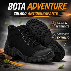 Bota Adventure Masculina Coturno Trilha Antiderrapante